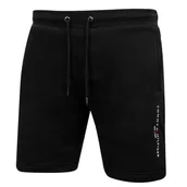 Spodenki męskie - Tommy Hilfiger Krótkie Spodenki Tommy Logo Sweatshor Black Mw0Mw22198 Bds M - miniaturka - grafika 1