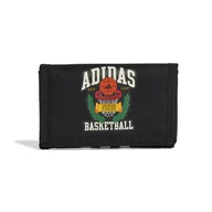 Portfele - Portfel ADIDAS HOOPS WALLET JD6650 – Czarny - miniaturka - grafika 1