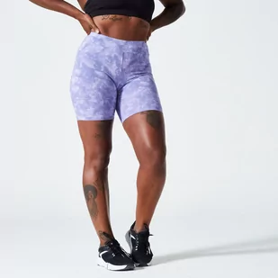 Legginsy krótkie fitness damskie Nyamba 500 - Spodnie sportowe damskie - miniaturka - grafika 1
