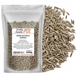 KMIN RZYMSKI ZIARNO 1kg Naturalny aromatyczny przyprawa jakość Kol-Pol - Przyprawy i zioła sypkie - miniaturka - grafika 1