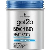 Schwarzkopf PASTA DO WŁOSÓW BEACH BOY 100 ML zakupy dla domu i biura 1572143 - Kosmetyki do stylizacji włosów - miniaturka - grafika 1