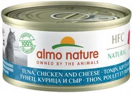Mokra karma dla kotów - Almo Nature HFC Cuisine - tuńczyk, kurczak i ser 70 g - miniaturka - grafika 1