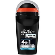 Dezodoranty i antyperspiranty męskie - L´Oréal Paris L´Oréal Paris Men Expert Carbon Protect 4in1 antyperspirant 50 ml dla mężczyzn - miniaturka - grafika 1