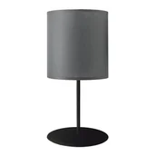 Lampy stojące - Nocna lampka sypialniana Lamego 2028 Shilo metalowa tubka szary - miniaturka - grafika 1