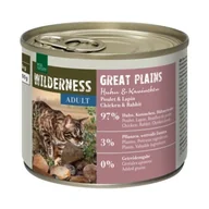Mokra karma dla kotów - REAL NATURE WILDERNESS Adult Great Plains Kurczak i królik 6x200 g - miniaturka - grafika 1