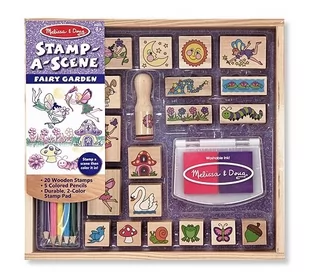 Melissa&Doug Baśniowy ogród, pieczątki - Zabawki kreatywne - miniaturka - grafika 1