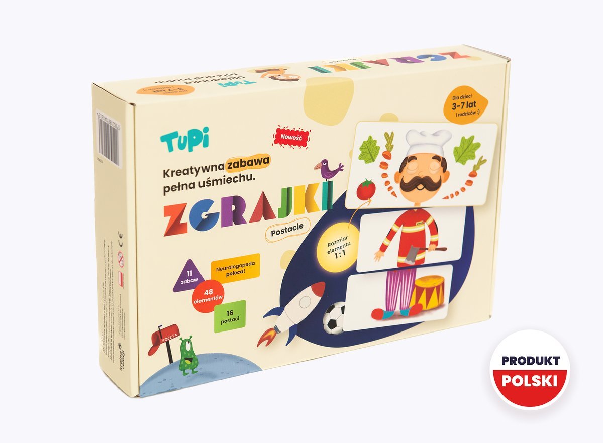 Kraina Relacji ZGRAJKI Postacie układanka mix and match dla dzieci