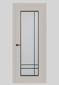 Drzwi wewnętrzne - Dre Drzwi Wewnętrzne Bezprzylgowe Z Szybą Soho 2 Kaszmir Mat - miniaturka - grafika 1