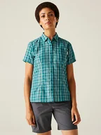 Koszulki sportowe damskie - Regatta Koszula funkcyjna "Mindano VIII" w kolorze turkusowym - miniaturka - grafika 1