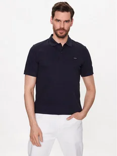 Calvin Klein Polo K10K111196 Granatowy Slim Fit - Koszulki męskie - miniaturka - grafika 1