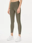 Legginsy - Reebok Legginsy Yoga Performance IM4048 Zielony Fitted Fit - miniaturka - grafika 1