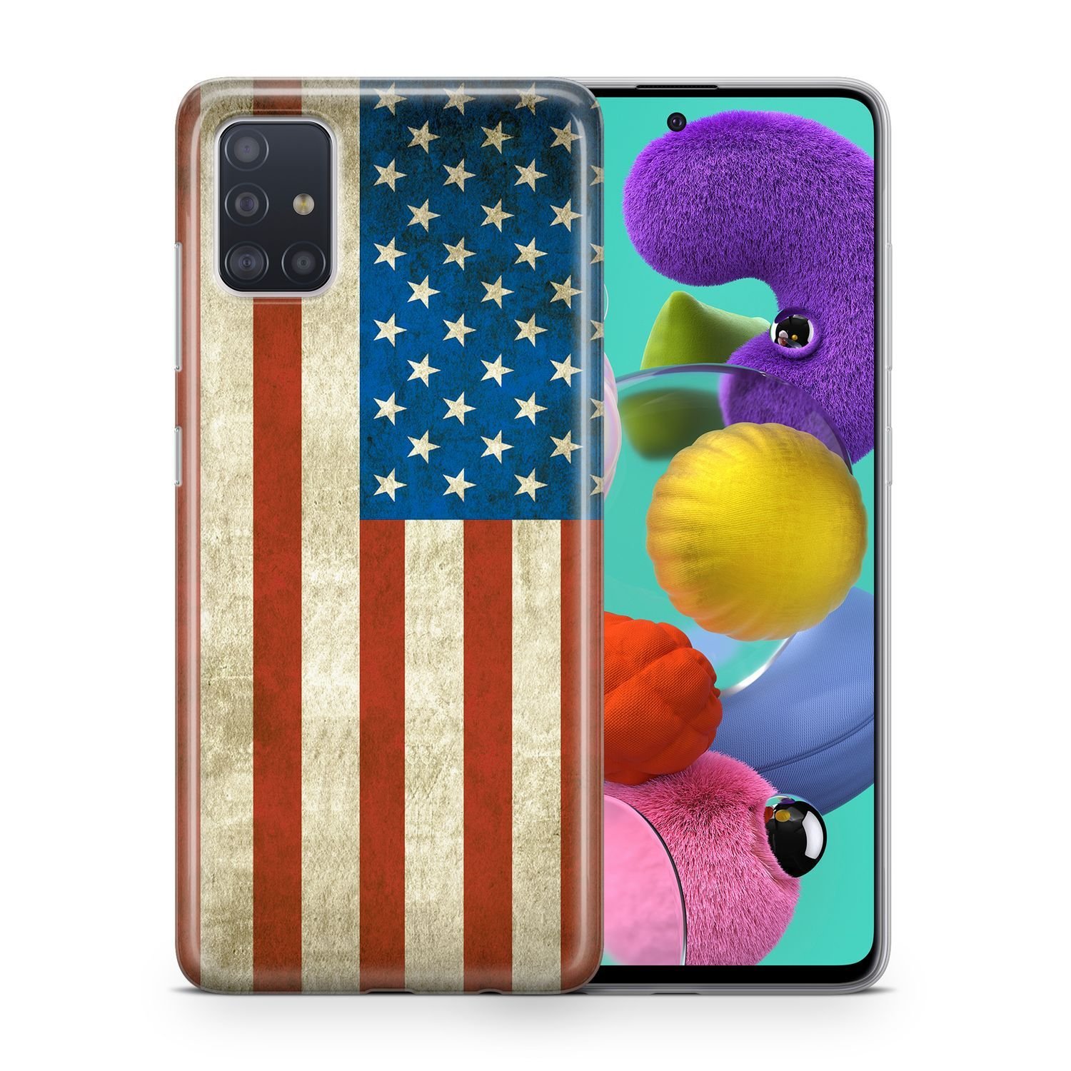 Etui na telefon komórkowy Pokrowiec ochronny na Samsung Galaxy S9 Plus Etui Bumper Cases TPU, Model: Samsung Galaxy S9 Plus, Wybierz motyw: flaga USA