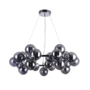 Maytoni LAMPA wisząca DALLAS MOD548PL-25CH Maytoni okrągła OPRAWA szklany zwis kule ball przydymione MOD548PL-25CH - Lampy sufitowe - miniaturka - grafika 1
