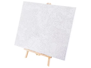 OBRAZ MALOWANIE PO NUMERACH RAMA 40x50cm KOT Z MOTYLKIEM - Malowanie po numerach - miniaturka - grafika 17