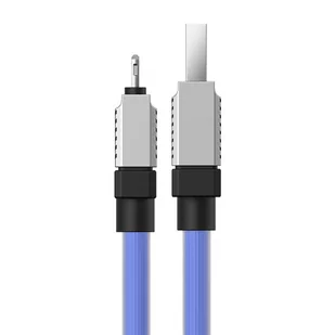 Kabel szybko ładujący Baseus USB-A do Lightning CoolPlay Series 2.4A 1m (fioletowy) - Kable - miniaturka - grafika 4