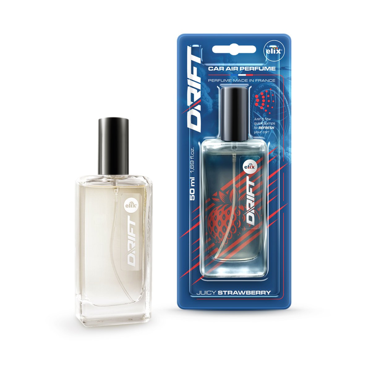 DRIFT – ekskluzywny zapach samochodowy 50 ml - Juicy Strawberry