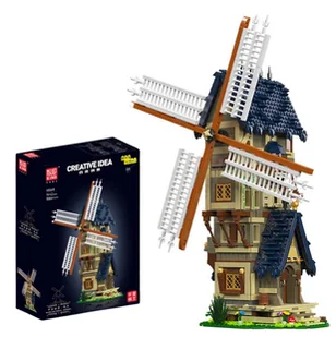 COIL Klocki konstrukcyjne zestaw 1584 elementów wiatrak młyn - Klocki - miniaturka - grafika 1