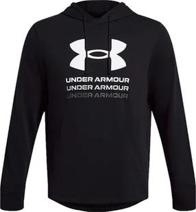 Bluza męska Under Armour UA Rival Terry Graphic Hoodie czarna 1386047 001-M - Bluzy męskie - miniaturka - grafika 1