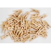 Dekoratorstwo - Klamerki ozdobne Natural małe drewniane - Fandy - miniaturka - grafika 1