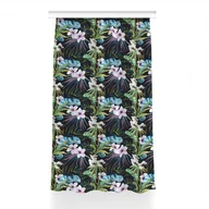 Zasłony - Zasłona przelotki Niebieski kameleon dekor 150x240, Fabricsy - miniaturka - grafika 1