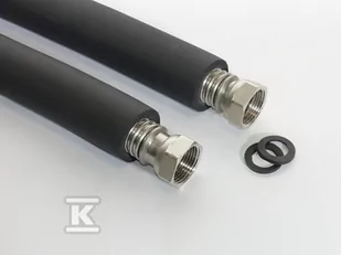 Zestaw 2 sztuk węży DN25 z nakrętkami 5/4"/5/4" z izolacją UV 9mm L=1,00 - Akcesoria hydrauliczne - miniaturka - grafika 1