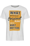 Koszulki męskie - Blend T-shirt męski, 110602/Snow White, S - miniaturka - grafika 1