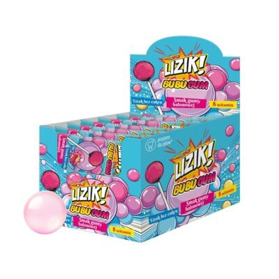 Lizak STARPHARMA Lizik! Guma balonowa 8 witamin Bez cukru (30 szt.)