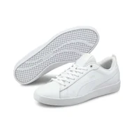 Buty trekkingowe damskie - Damskie buty sportowe Smash v2 Leather PUMA White - miniaturka - grafika 1