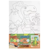 Malowanie po numerach - Grafix Malowanie po numerach Dino zielony - miniaturka - grafika 1