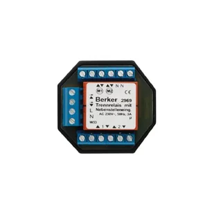 Hager Polo Berker Arsys Przekaźnik rozdzielający RolloTec szary 2969 2969 - Gniazdka elektryczne - miniaturka - grafika 1