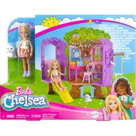 Lalki dla dziewczynek - Barbie Chelsea Domek na drzewie HPL70 Mattel - miniaturka - grafika 1
