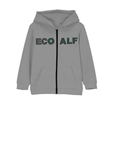 ECOALF, Bluza dziecięca Islalf, Bawełna, Tkanina z recyklingu, Bluza dziecięca z zamkiem błyskawicznym, Szary, 12 lat - Bluzy dla dziewczynek - miniaturka - grafika 1