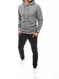 Dres męski szaro-czarny Dstreet AX0669-XXL - Dresy męskie - miniaturka - grafika 1