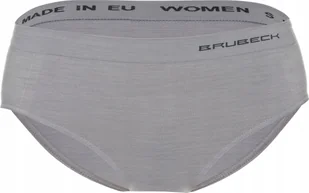 Brubeck HI10080 Biodr�wki damskie classic COMFORT WOOL popielaty S - Bielizna sportowa damska - miniaturka - grafika 1