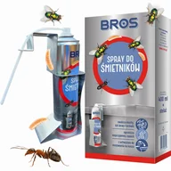 Środki do usuwania zapachów - BROS - Spray Do Śmietników 400ml - Zestaw z Uchwytem - miniaturka - grafika 1