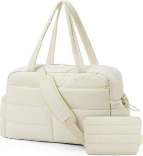 Torba podróżna Bagsmart damska 31L wodoodporna weekender beżowa - Torby podróżne - miniaturka - grafika 1