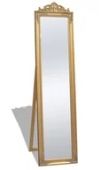 Lustra - Złote stojące lustro w stylu glamour L7-A39 - miniaturka - grafika 1