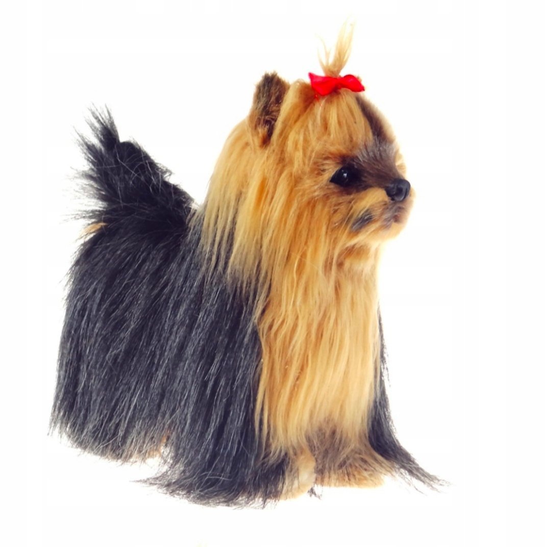 Interaktywny Piesek York Chodzący Szczekający z Czujnikiem Ruchu dla Dzieci