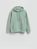 Bluzy męskie - Reserved - Bluza z kapturem - jasnozielony - miniaturka - grafika 1