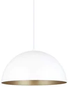 Lampy sufitowe - Vela D40 lampa wisząca 1-punktowa biała/złota A8001XL-WH - miniaturka - grafika 1