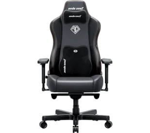 Anda Seat Kaiser 3E XL Gamingowy do 150kg Skóra ECO Czarny - Fotele gamingowe - miniaturka - grafika 1