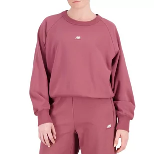 Bluza New Balance WT31500WAD - czerwona - Bluzy sportowe damskie - miniaturka - grafika 1