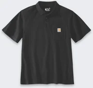 Koszulki męskie - Koszulka Carhartt Loose Polo Black - miniaturka - grafika 1