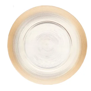 Talerz do ciasta szklany 32 cm ARES - Talerze - miniaturka - grafika 1