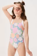 Stroje kąpielowe dla dziewczynek - Roxy jednoczęściowy strój kąpielowy dziecięcy TINY FLOWERNE - miniaturka - grafika 1