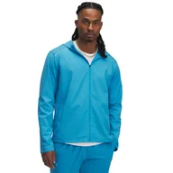 Kurtki męskie - Męska kurtka do biegania Under Armour UA Storm Run Hooded Jacket - niebieska - miniaturka - grafika 1