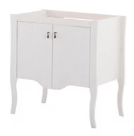 Szafki łazienkowe - ELISABETH Kompletny zestaw comad Elizabeth zestaw mebli do łazienki/Bad 5-częściowy w drewno lite białe 821 - miniaturka - grafika 1