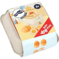 Zabawki AGD - SFD Jajka drewniane na rzepy 110591 - miniaturka - grafika 1