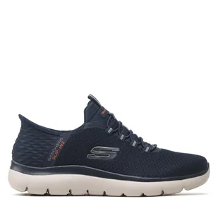Sneakersy Skechers High Range 232457/NVY Granatowy - Sneakersy męskie - miniaturka - grafika 1