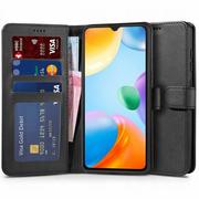 Etui i futerały do telefonów - Tech-Protect Etui Wallet do Xiaomi Redmi 10C Czarny - miniaturka - grafika 1